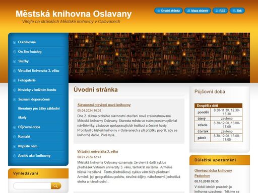 www.knihovnaoslavany.cz