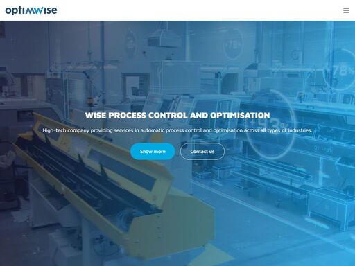 high-tech company providing services in automatic process control and optimisation across all types of industries