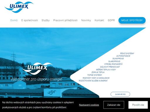 ulimex nabízí služby v oblasti automatizace, elektro, topení, voda, plyn, zti a služby pro bytový a nebytový fond. na trhu jsme již od roku 1991.