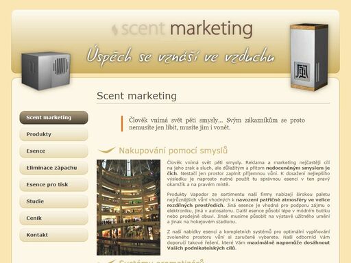 scent marketing - svým zákazníkům musíte i vonět.