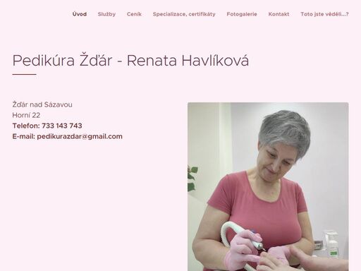 www.pedikurazdar.cz