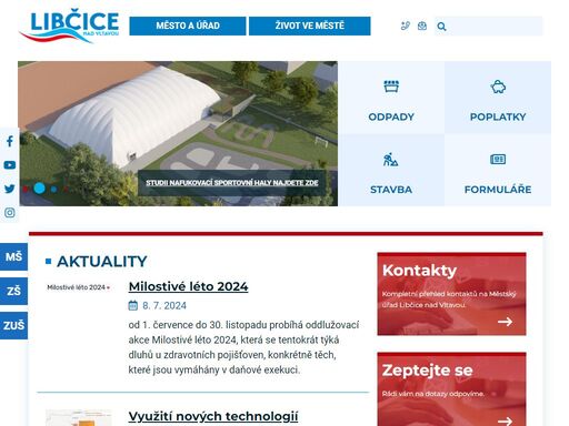 oficiální stránky města libčice nad vltavou