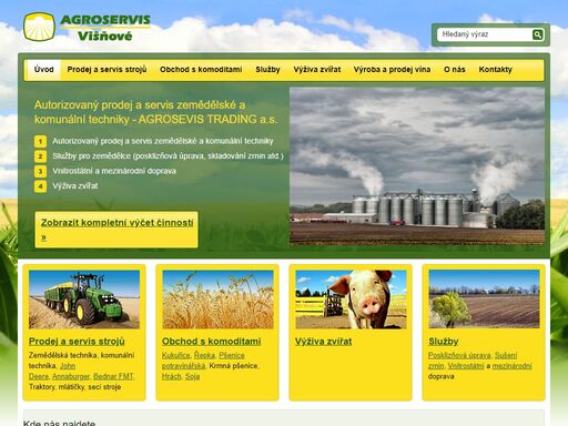 agroservis trading a.s - autorizovaný prodej a servis zemědělské a komunální techniky