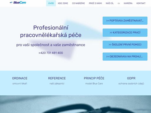 www.bluecare.cz