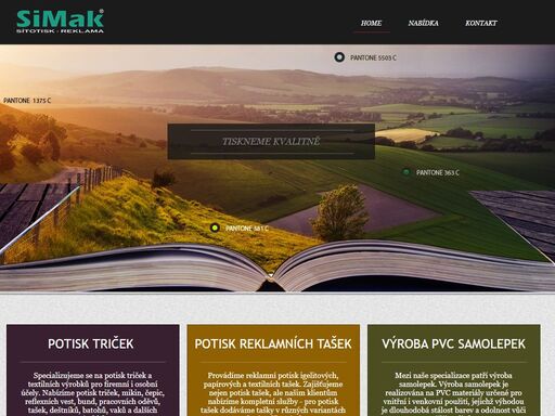 reklamní potisk, potisk triček, potisk tašek, výroba samolepek, sítotisk - na to vše se specializuje společnost simak sítotisk-reklama.