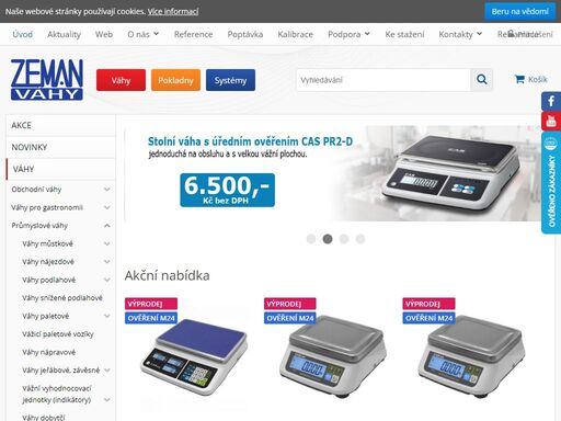 obchod a servis v oboru váhy, pokladny a pokladní systémy pro brno a okolí a to včetně servisu, oprav, cejchování a kalibrací.