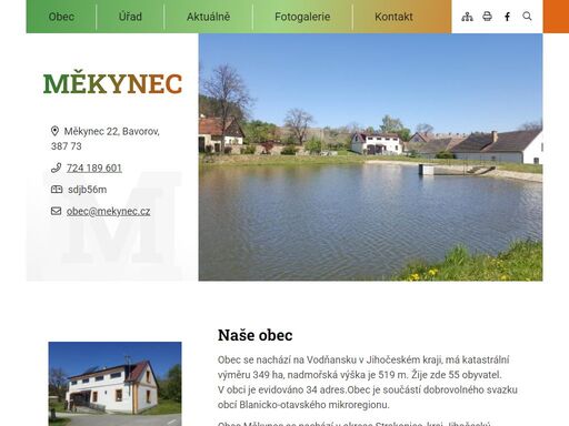 oficiální stránky obce