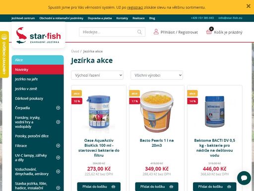 internetový obchod s komplexním sortimentem pro zahradní jezírka, koupací jezírka a chov okrasných ryb. nabízíme široký sortiment okrasných ryb a koi kaprů.