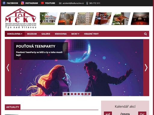 kompletní program, vstupenky online, kontakt a všechny informace o městské centrum kultury a vzdělávání