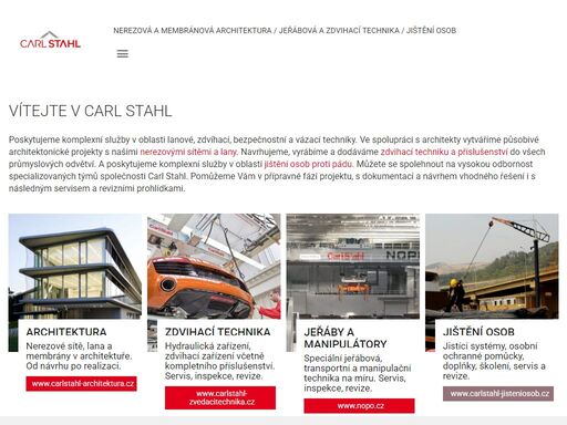 komplexní služby v oblasti lanové, zdvíhací, bezpečnostní a vázací techniky. vytváříme působivé projekty s nerezovými sítěmi a lany.