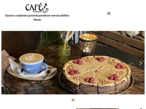 káva, hlinsko, café mandala, kavárna hlinsko kavárna v malebném prostředí památkové rezervace betlém hlinsko - domácí kuchyně, lahodné zákusky, výtečná káva - rezervace: +420 776 516 536
