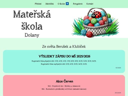 mateřská škola v dolanech