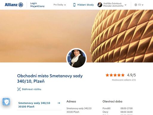 obchodní místo smetanovy sady 340/10, plzeň