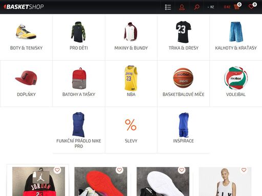 nejlepší basketbalový obchod v čr. největší výběr basketbalových bot a oblečení. prodáváme značky jordan, nike, adidas. vše skladem, odesíláme ihned!