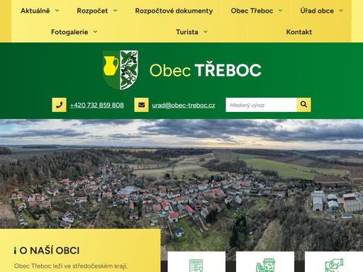 obec třeboc, třeboc, treboc, obecní úřad, úřední deska oficiální stránky obce třeboc
