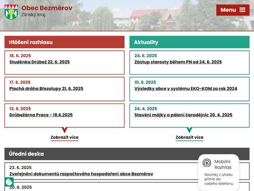 obec bezměrov se nachází v okrese kroměříž, kraj zlínský.