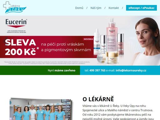 lékárna u řeky, léky, lékárna lékárna u řeky, trutnov