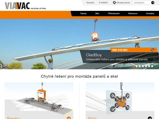 zajistěte pro svůj projekt bezpečnou, precizní a rychlou montáž skel, panelů či jiných prvků. vakuovou zdvihací techniku viavac si můžete také vyzkoušet zdarma!