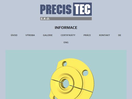 precistec s.r.o. - precizní opracování kovu.