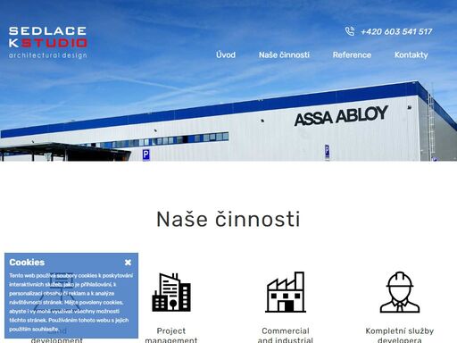 příprava pozemku pro váš stavební projekt průmyslové výstavby. zkušenosti a reference - assa abloy, česká pošta a další. zavolejte na 603 541 517.