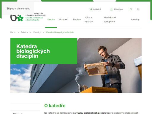 fzt ju poskytuje vysokoškolské vzdělání ve všech stupních studia. fakulta také intenzivně spolupracuje s podnikatelským sektorem v oblasti poradenství a smluvního výzkumu.