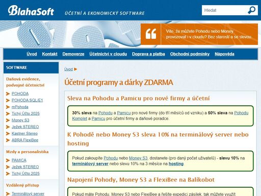 účetní a ekonomický software, účetní programy výhodně.