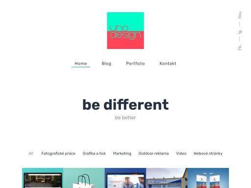 reklamní studio unodesign vám nabízí komplexní služby v oblasti reklamy, tvorby videa, www stránek, tisku nebo marketingu.