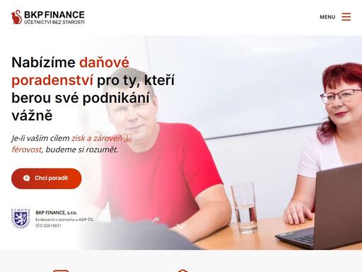 je-li vaším cílem zisk a zároveň férovost, budeme si rozumět. jsme zapsání v evidenci komory daňových poradců a máme více než 15 let praxe.