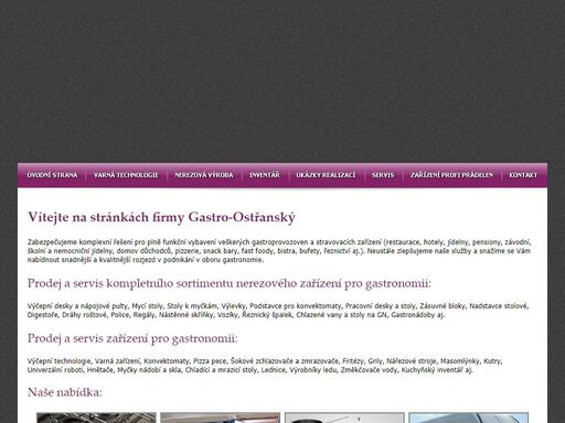 zabezpečujeme komplexní řešení pro plně funkční vybavení veškerých gastroprovozoven a stravovacích zařízení (restaurace, hotely, jídelny, pensiony, závodní, školní a nemocniční jídelny, domov důchodců, pizzerie, snack bary, fast foody, bistra, bufety, řeznictví aj.). neustále zlepšujeme naše služby a snažíme se vám nabídnout snadnější a kvalitnější rozjezd v podnikání v oboru gastronomie.