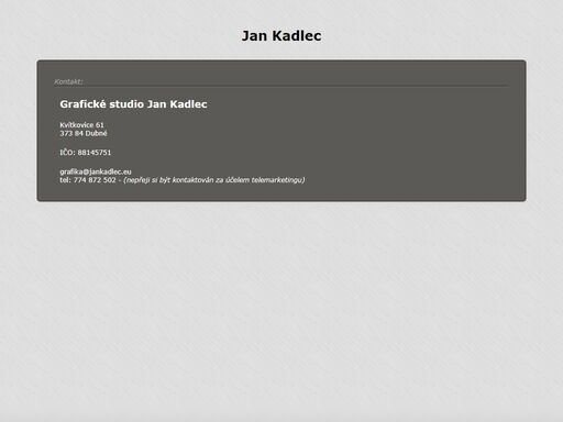 příprava grafických materiálů pro web i pro tisk, práce s multimédii a jejich prezentace.