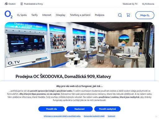 prodejna klatovy - oc škodovka, domažlická 909. o2 služby, telefony, zařízení a příslušenství nebo profesionální podpora a spoustu dalšího, to nabízejí všechny naše značkové prodejny.