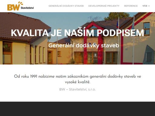 www.bwstavitelstvi.cz
