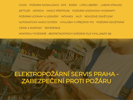 požární zabezpečení objektu
eps
hasicí přístroje
hydranty