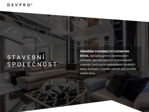 stavební společnost. přinášíme stavebnictví s citem pro detail.