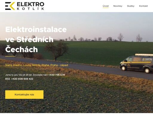 úvod, home, elektro kotlík, elektrikář slaný, elektro slaný