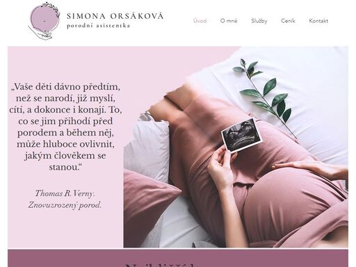 jsem porodní asistentka simona působící v olomouci, která nabízí individuální péči pro těhotné ženy. poskytuji těhotenské masáže, přípravu na porod, doprovod k porodu do fakultní nemocnice olomouc, rebozo masáž a další služby zaměřené na pohodlí a podporu maminkám. specializuji se na přírodní metody a osobní přístup.