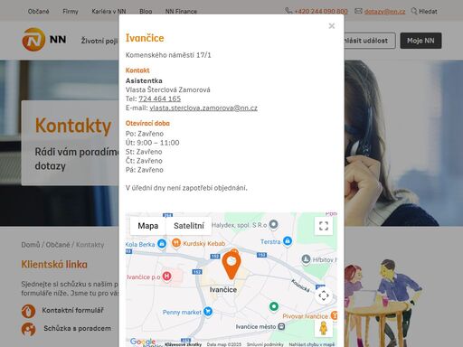 pobočka komenského náměstí 17/1, ivančice. na našich obchodních místech jsme i nadále připraveni řešit požadavky klientů.