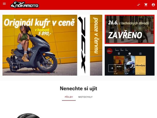 zabýváme se prodejem motocyklů, výstroje, oblečení a doplňků na motocykly. v sortimentu naleznete bundy, boty, kombinézy, kalhoty, rukavice, chrániče a batohy.