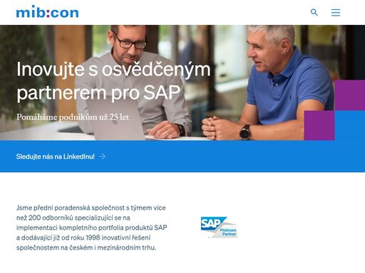 jsme přední poradenská společnost s týmem více než 200 odborníků specializující se na implementaci kompletního portfolia produktů sap.