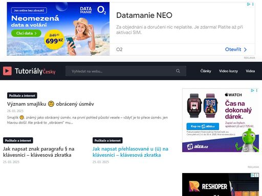 video tutoriály česky, návody pro samouky. návody pro kutily, maminky, programátory, grafiky a všechny ostatní. vše zdarma v češtině a slovenštině.