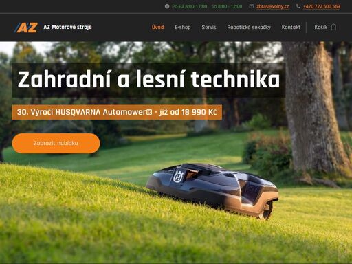 jsme autorizovaný dealer značek husqvarna a echo