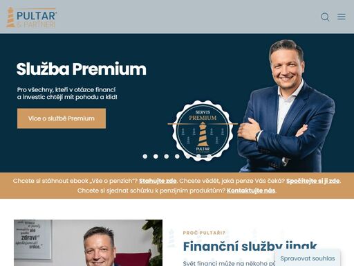 pultar a partneři s.r.o. - komplexní poradenský servis a osobní přístup v oblasti osobních a rodinných financí, investic a tvorby renty