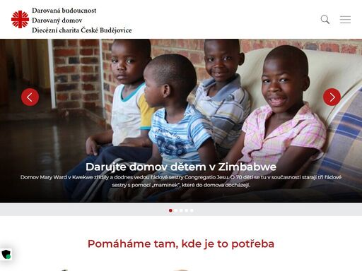 pomáhejte tam, kde je to potřeba – darovaná budoucnost v bělorusku a darovaný domov v zimbabwe při diecézní charitě č. budějovice.