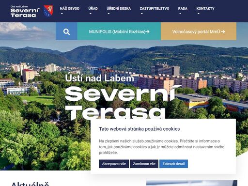 ústí nad labem-severní terasa je jeden ze čtyř samosprávných městských obvodů statutárního města ústí nad labem.