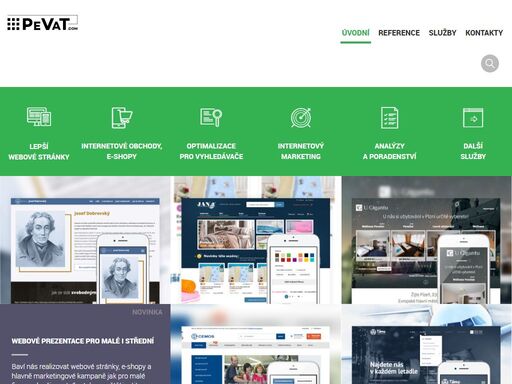 naše služby nejsou jen tvorba/výroba úspěšných webových stránek. zlepšíme seo, ppc a kompletně zastřešíme internetový marketing. působíme osobně ve městě plzeň, praha, karlovy vary a české budějovice.