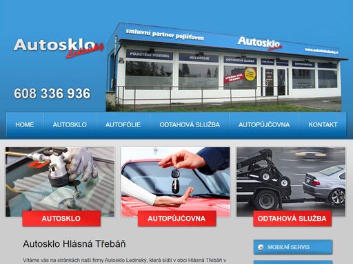 autosklo, oprava autoskel, výměna autoskel, autofólie a tónování autoskel to je firma autosklo ledinský hlásná třebáň.