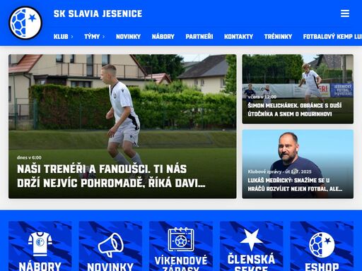 vítejte na oficiálním webu jesenického fotbalu. nová éra začíná, buďte u toho jako náš 12. hráč! 