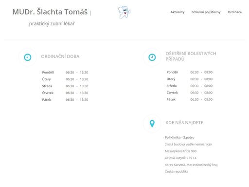 mudr. šlachta tomáš - praktický zubní lékař