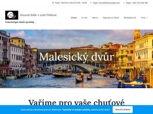 vaříme pro vaše chuťové pohárky