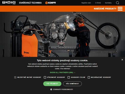 tradeweld, trade, jihlava, svářecí technika, kemppi, svářečky | tradeweld.cz jsme autorizovaný prodejci firmy arc-h, a.s. plzeň. zajišťujeme prodej, servis, služby, konzultaci a poradenskou činnost uvedeného sortimentu. více zde!